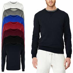 Felpa Uomo Girocollo Maglione Casual Maglia Felpata Pullover