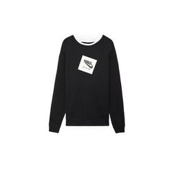 NIKE Felpa uomo girocollo nera e bianca CV2370-010