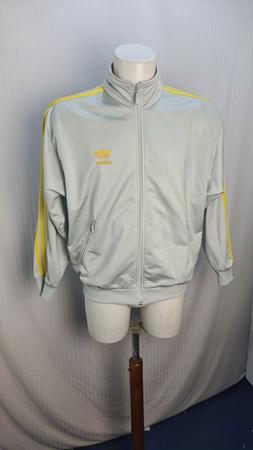 FELPA UOMO ADIDAS GRIGIA, TAGLIA S, PUO' VESTIRE ANCHE M