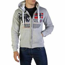 Felpa Uomo Grigio Geographical NorwayGasado_man Cappuccio