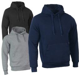 Felpa uomo invernale con cappuccio Maglia Felpata blu nera g