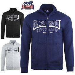 FELPA UOMO INVERNALE LONSDALE ZIP INTERA CON TASCHE REGULAR 