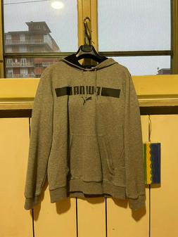 Felpa uomo inverno Puma Ess Big Logo Cappuccio 851743-02 Bia