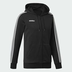 Felpa uomo inverno Adidas HOODIE ESS 3-STRIPES FLEECE DQ3101