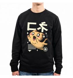 FELPA UOMO KAWAII FELINE GATTO CAT VT0083A PACDESIGN