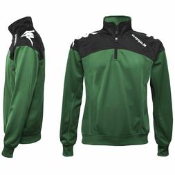 KAPPA FELPA UOMO MEZZA ZIP 4soccerVuino MAGLIA CALCIO GIACCA
