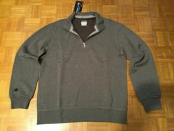 CHAMPION FELPA UOMO MEZZA ZIP COTONE FELPATO 210822 GRIGIO M