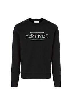 FELPA UOMO Calvin klein MIX MEDIA LOGO SWEAT, BDS NERO K10K1