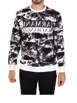 ARMANI EXCHANGE Felpa Uomo Mod. 6HZMFUZJ2TZ bianco