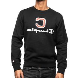 FELPA CHAMPION UOMO NERO FELPA-CHAMPION-213439-BLK