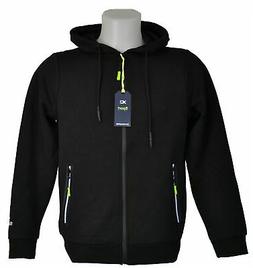 FELPA UOMO RAGAZZO SPORT ZIP TASCHE POLSINI CAPPUCCIO MARCA 