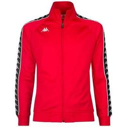 FELPA KAPPA UOMO ROSSO NERO BIANCO 301EFU02