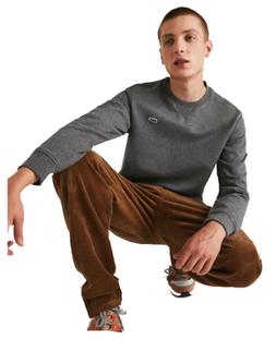 Felpa Lacoste uomo sh1505 00 grigia
