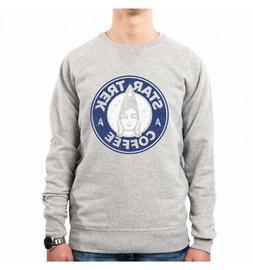 FELPA UOMO STAR TREK TV SERIES MOVIES SPOKE KIRK STARBUCKS P