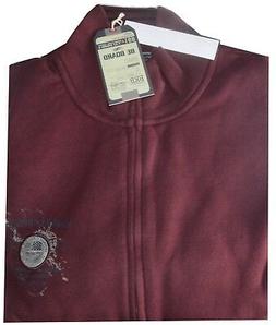FELPA UOMO TAGLIE FORTI  5XL Giacca invernale aperta zip tas