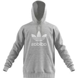 FELPA ADIDAS UOMO TREFOIL HOODIE ORIGINALS GREY