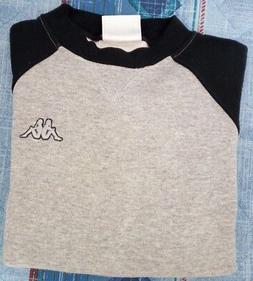 FELPA KAPPA UOMO VINTAGE 90S TG XS-S GRIGIA