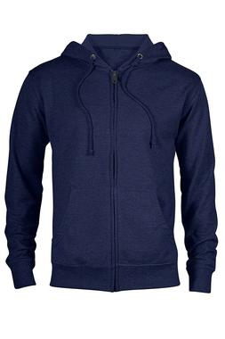 FELPA UOMO ZIP COTONE CON CAPPUCCIO M L XL XXL XXXL MAGLIA U