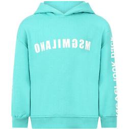 Msgm kids - Felpa Verde acqua - per Bambini