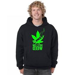 FELPA WEED - VOTE FOR WEED - GANJA - ERBA - ERBA LEGALE - MA
