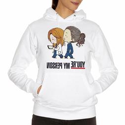 Felpa You're My Person v3 - Modello unisex bianca taglie adu