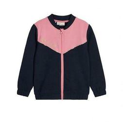 FELPA ZIP NAME.IT BAMBINA BLU ROSA 13182201
