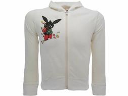 FELPA ZIP BING ORIGINALE BIANCA  Bimbo-a UFFICIALE Novit&agrave; 2