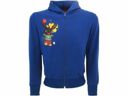 FELPA ZIP BING ORIGINALE BLU CAPPUCCIO Bimbo UFFICIALE 2020 