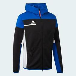 ADIDAS FELPA ZONE - NERO/AZZURRO - GM6532