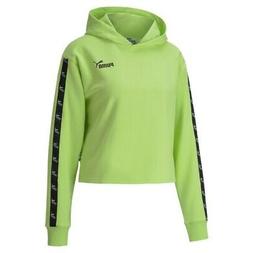 Con Cappuccio Donna Puma Amplified Cropped Ho Sharp Green Ve