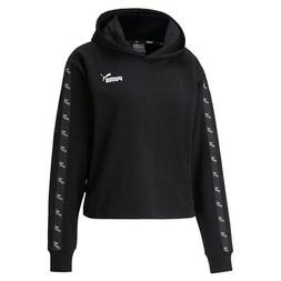 Con Cappuccio Donna Puma Amplified Cropped Ho Puma Black Ner