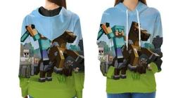 Con Cappuccio Minecraft Videogiochi Da Bambini / Adulti