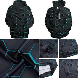 Con Cappuccio Pullover Con Stampa 3d Pullover Felpe Con Capp