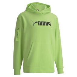 Con Cappuccio Uomo Puma Nu-tility Hoodie Sha Sharp Green Ver