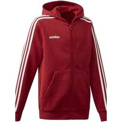 Con Cappuccio Uomo Adidas Yb E 3s Fz Hd Actmar/white Rosso E