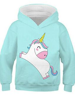 Bambina Felpe Per Ragazze-bambino Da Ragazza Attivo Unicorn 