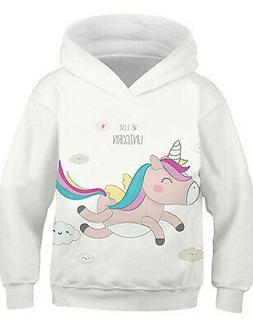 Bambina Felpe Per Ragazze-bambino Da Ragazza Attivo Unicorn 