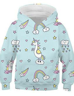 Bambina Felpe Per Ragazze-bambino Da Ragazza Attivo Unicorn 