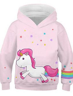 Bambina Felpe Per Ragazze-bambino Da Ragazza Attivo Unicorn 