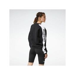 Senza Cappuccio Donna Reebok Felpa Myt Nero Fu2411