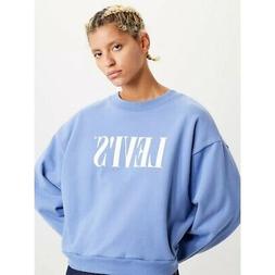 Senza Cappuccio Donna Levi's Graphic Diana Crew Celeste 8528