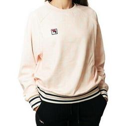 Senza Cappuccio Donna Fila Women Hide Aop Crew Sepia Rose-bl