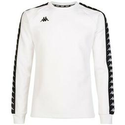 Senza Cappuccio Uomo Kappa 222 Banda Ceyen White-black Bianc