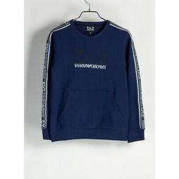 Senza Cappuccio Uomo Armani Emporio 6hbm56/bj07z Blu 6hbm56/