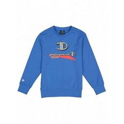 Senza Cappuccio Uomo Champion Crewneck Sweatshirt Blu 305439