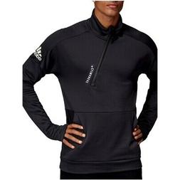 Senza Cappuccio Uomo Adidas M Id 1/4 Zip Ch Black Nero Eb763