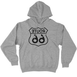 fm10 felpa cappuccio Route 66 starda america mitiche
