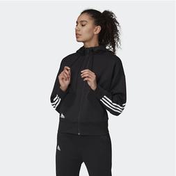 ADIDAS FR5113 FELPA DONNA CON CAPPUCCIO 3-STRIPES DOUBLEKNIT