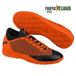 Puma Future 2.4 TT Nero Arancione Uomo Scarpe Sportive Calce