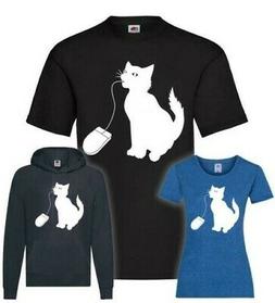 Gatto Isst PC Topolino T-Shirt/Pullover / Felpa con Cappucci